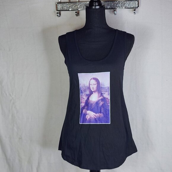 Port and Company Tops - Port and Company  Ring Spun Fan Favorite Black Mona Lisa Tank Top Size Small